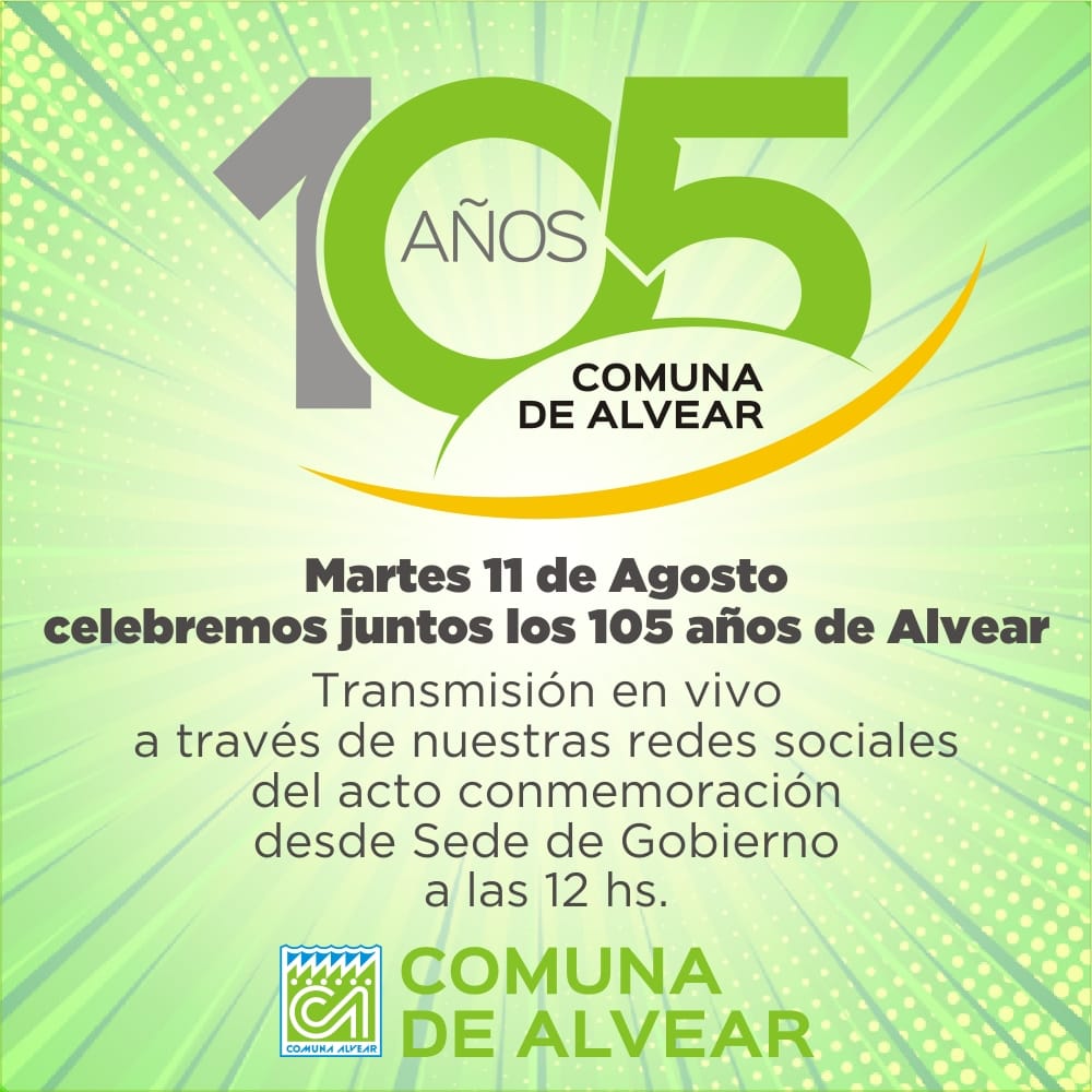 Alvear cumple 105 años