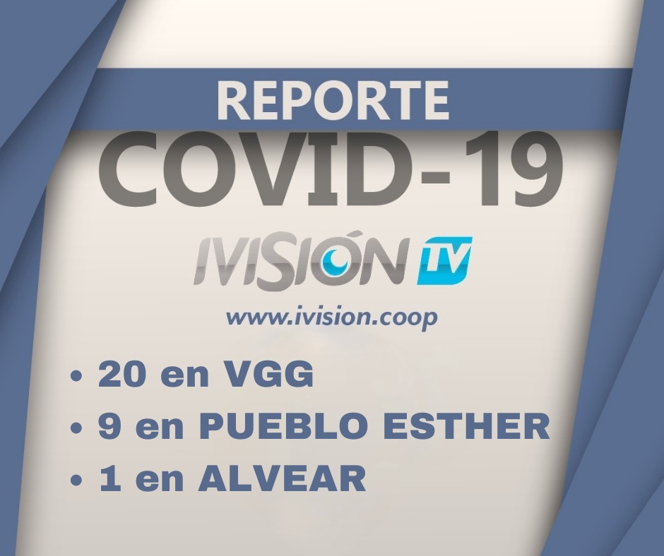 20 casos de Covid-19 en VGG, 9 en Pueblo Esther y 1 en Alvear