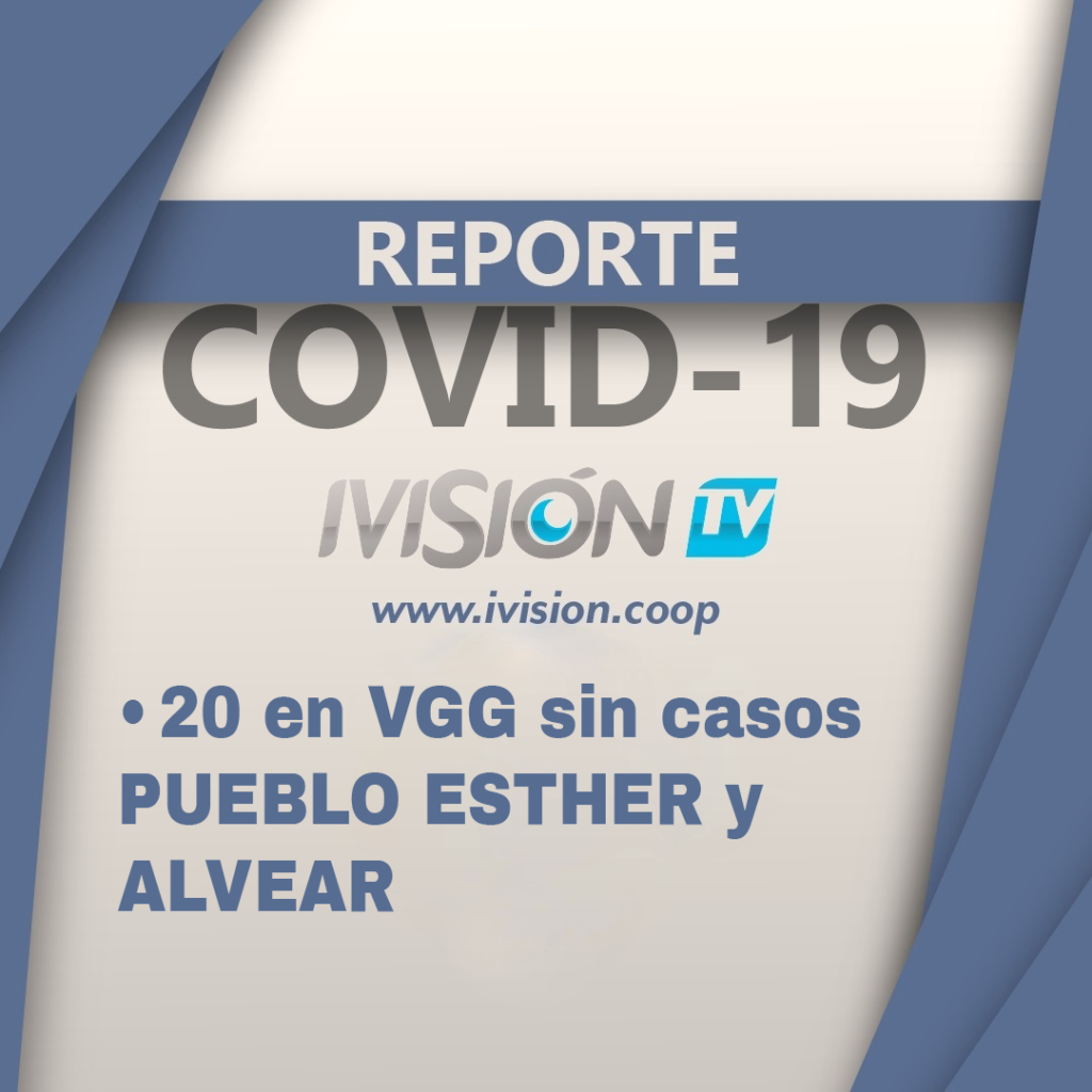 20 casos nuevos en VGG de Covid 19, sin casos Alvear y Pueblo Esther