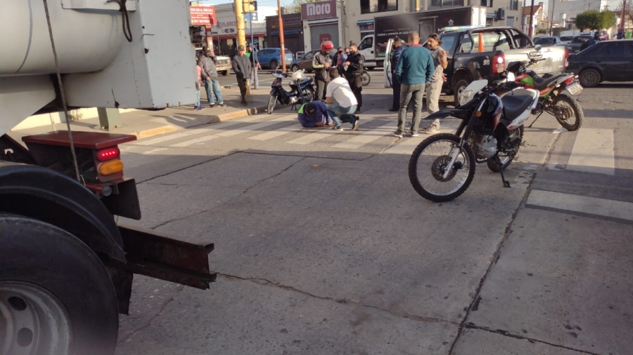 Accidente de tránsito con un lesionado