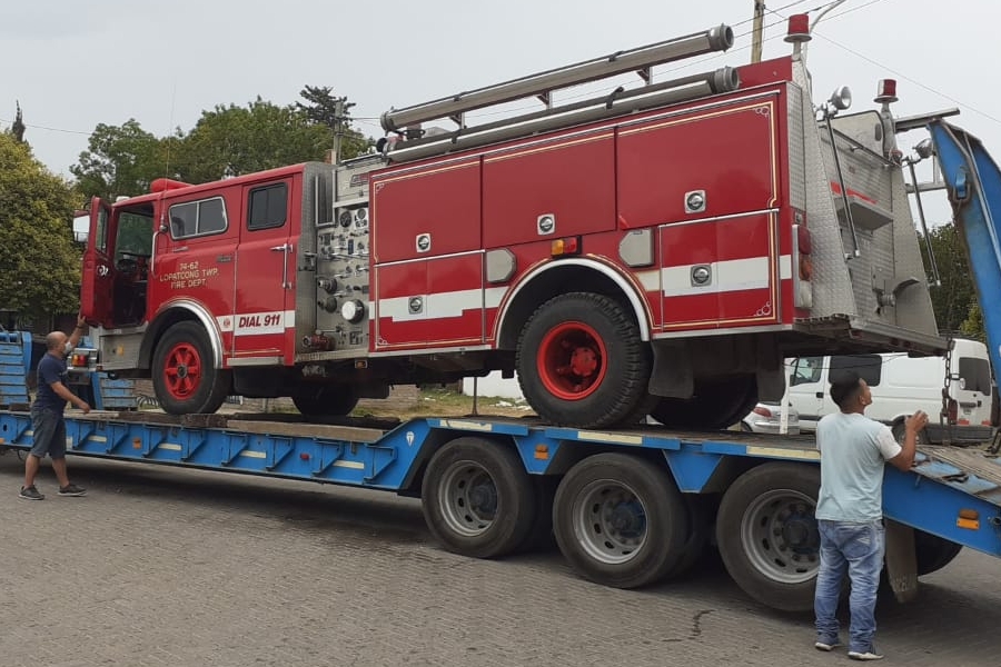 Se viene una cisterna para los bomberos de Pueblo Esther