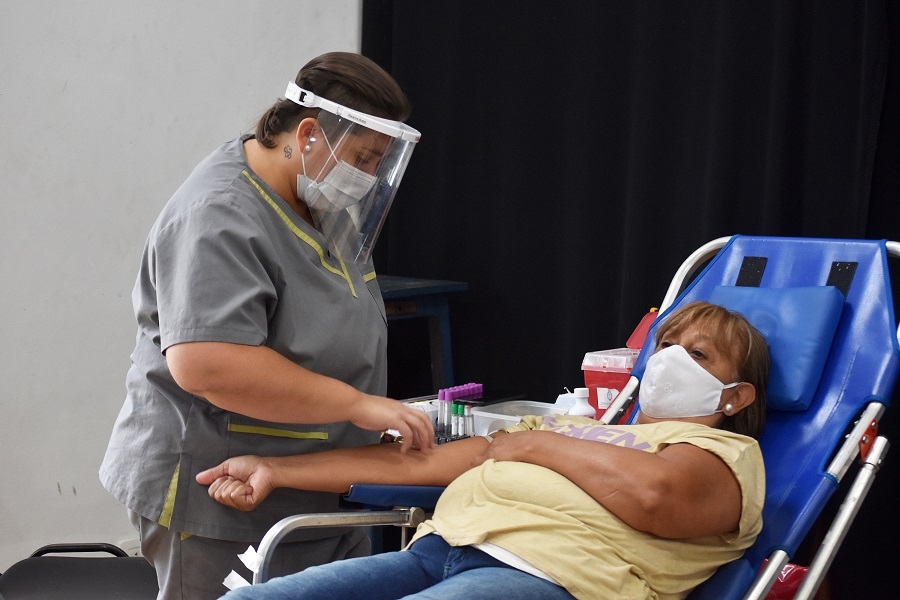 Jornada de donación de sangre del CUDAIO en Pueblo Esther