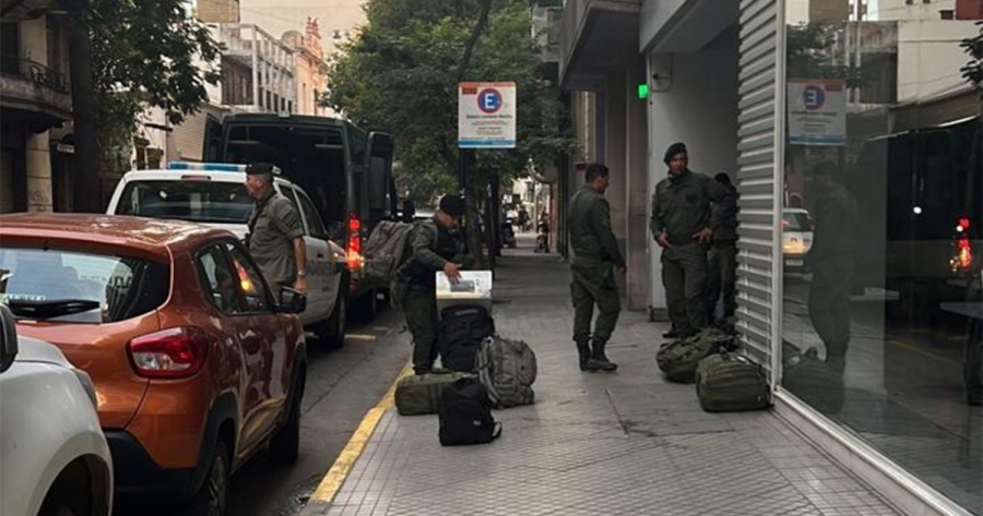 Gendarmería llegó a Empalme Graneros y recorrió el barrio donde mataron a Maxi