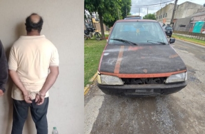 INTENTÓ EVADIR UN CONTROL Y AMENAZÓ A POLICÍAS EN PUEBLO ESTHER