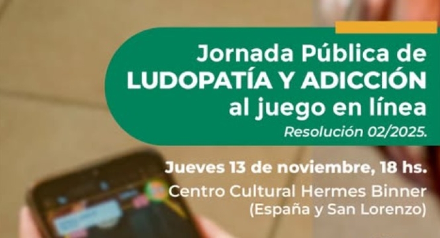 Pueblo Esther debate sobre ludopatía y juego en línea: “Una problemática silenciosa que atraviesa a todas las familias”