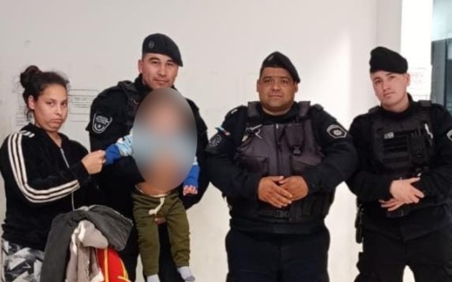 Un bebé fue salvado por efectivos de las PAT tras intoxicarse con monóxido en V.G.Gálvez