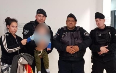 Un bebé fue salvado por efectivos de las PAT tras intoxicarse con monóxido en V.G.Gálvez