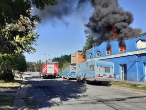 Incendio en una vivienda de Alvear