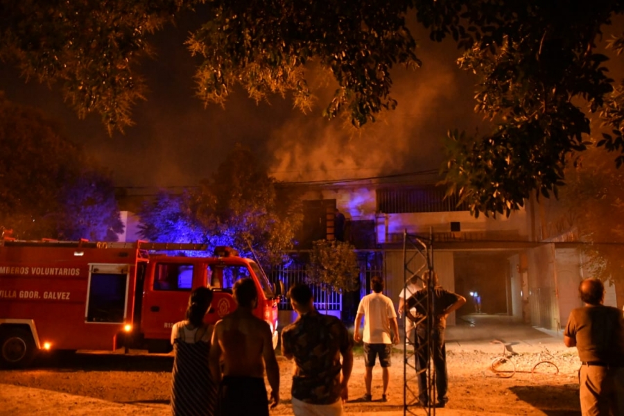 Dos incendios durante la noche del 31 y primeras horas del 2022