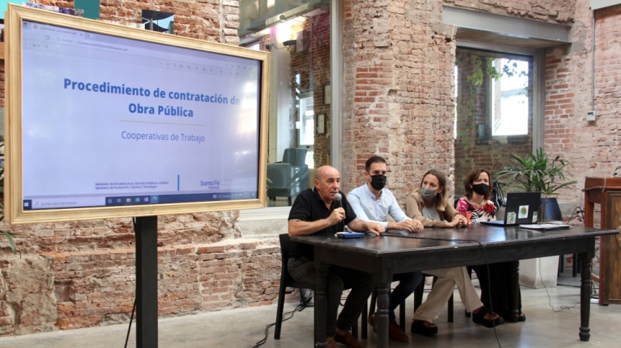 Capacitaron a Cooperativas de trabajo para que puedan participar en la obra pública