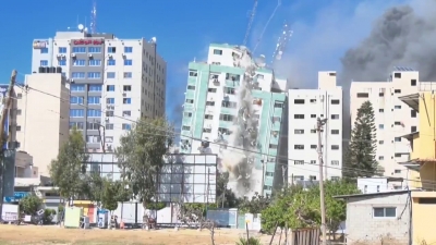 Israel bombardeó el edificio de Al Jazeera y AP