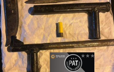 Violencia de género: un hombre fue aprehendido con un arma de fabricación casera en VGG