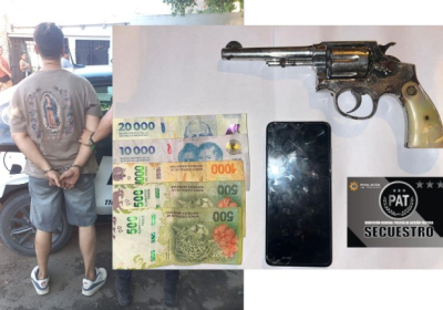 Villa Gobernador Gálvez: secuestran un revólver y aprehenden a un hombre tras un llamado al 911