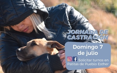 Jornada de castración en Pueblo Esther