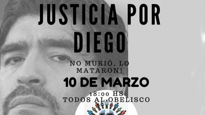 10M: Marcha para pedir justicia por Maradona