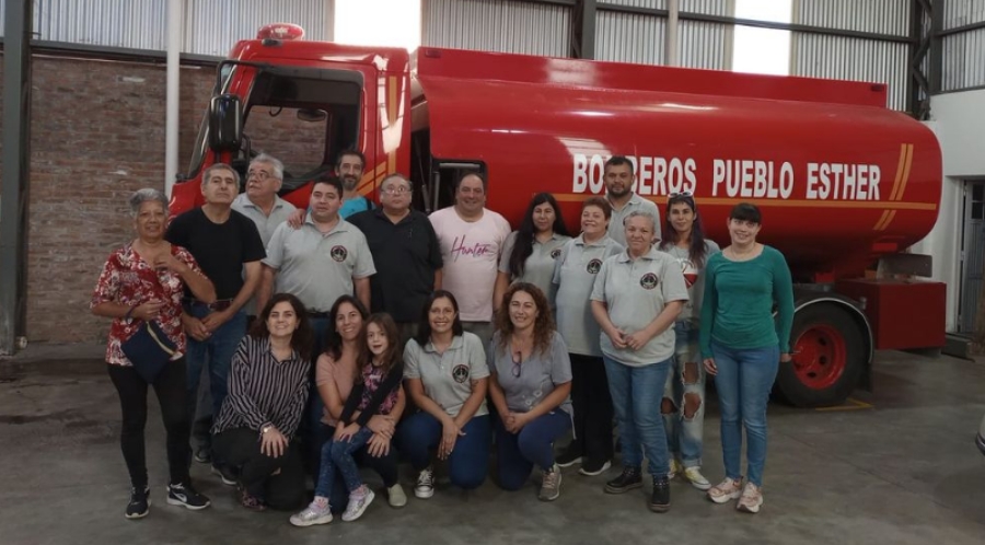 Se renovó la comisión de Bomberos Voluntarios en Pueblo Esther