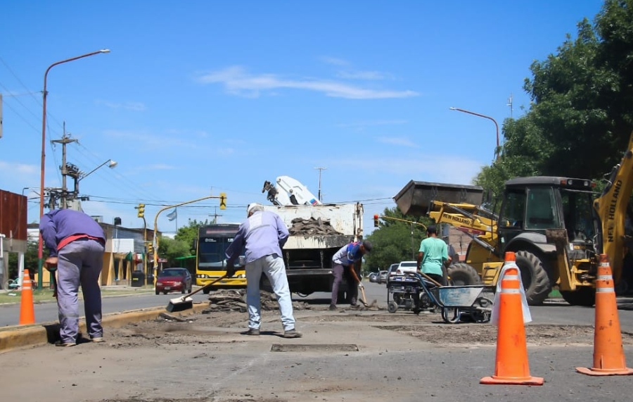 Se puso en marcha el &quot;plan municipal de reparación de calles&quot;