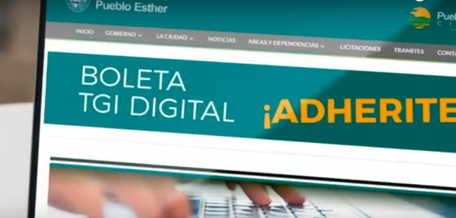 Ya se puede adherir a la Boleta Digital de TGI en Pueblo Esther