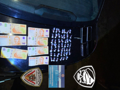 Cuatro aprehendidos por microtráfico en un operativo realizado en V.G.Gálvez