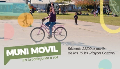 Actividades de #MuniMovil Confirmadas en Plaza Cozzoni a Pesar del Corte de Luz