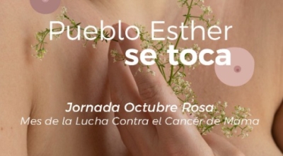 Pueblo Esther se suma al Octubre Rosa: jornada de concientización bajo el lema “Pueblo Esther se toca”