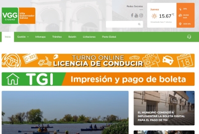 V.G.Gálvez comenzó a implementar la boleta digital para el pago de TGI