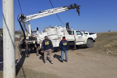 Desarticulan &quot;La Banda del Cobre&quot; en Santa Fe y secuestran cables por más de 13 millones de pesos