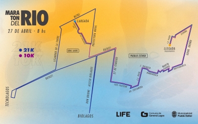 Todo listo para la Maratón del Río entre General Lagos y Pueblo Esther
