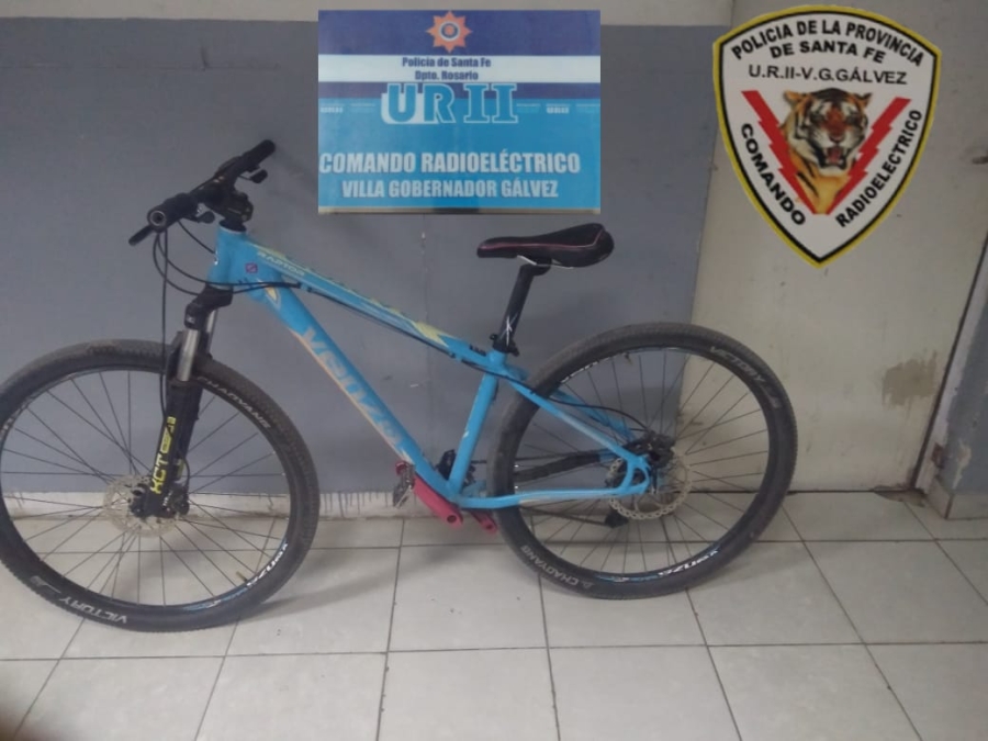 Recuperan bici robada en V. G. Gálvez