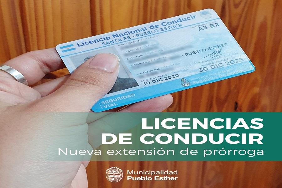 Prórroga para las licencias en Pueblo Esther