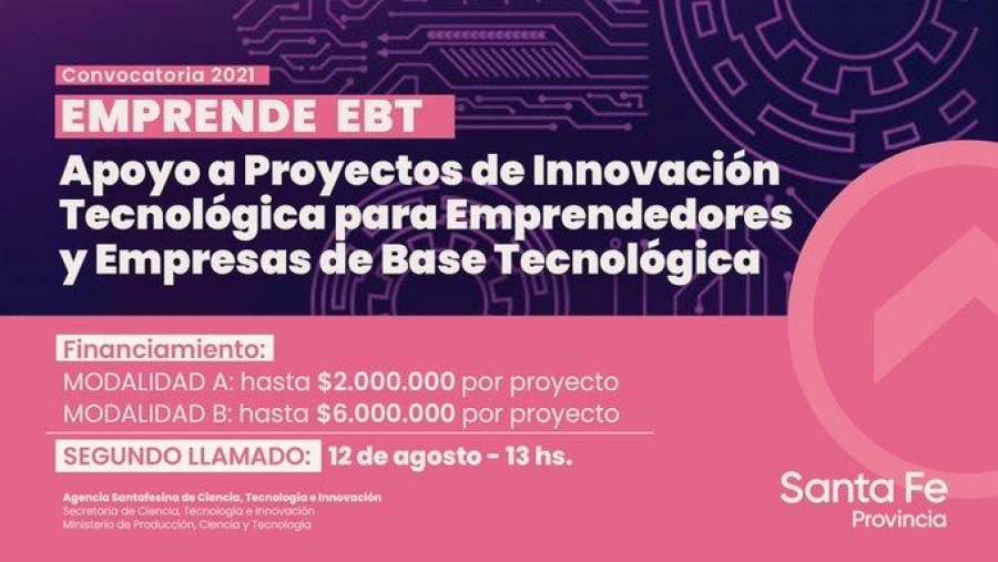 Últimos días para que emprendedores y empresas de base tecnológica presenten proyectos de Innovación Tecnológica