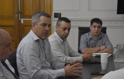 Encuentro con el ministro de seguridad y de infraestructura