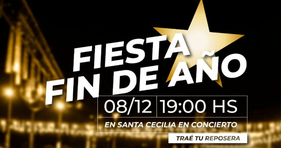 Fiesta de fin de año en Alvear