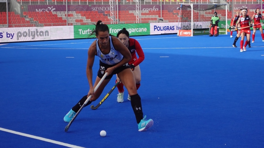 Las Leonas golearon a Corea del Sur en el debut en la Copa del Mundo