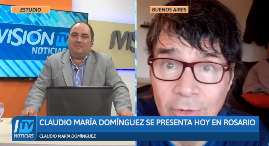 Luego de muchas postergaciones se presenta Claudio María Dominguez