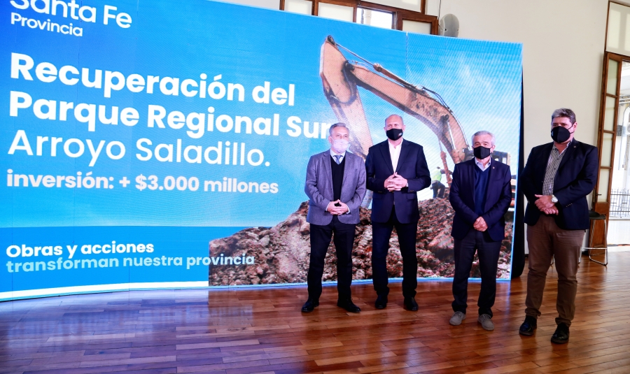 La Provincia invertirá más de 3.000 Millones de pesos en la recuperación del Parque Regional Sur, en Rosario