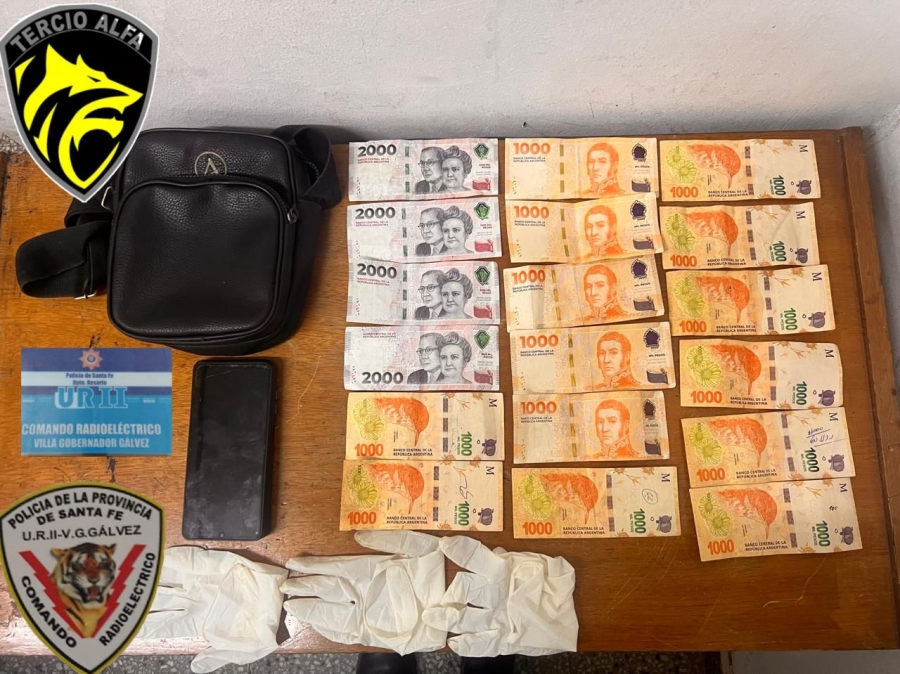 Dos jóvenes detenidos en V.G.Gálvez por portación de arma y pedido de captura