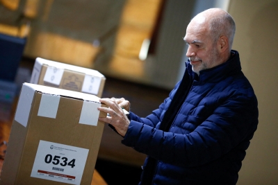 Horacio Rodríguez Larreta luego de su voto pidio que &quot;se expresen y vayan a votar&quot;