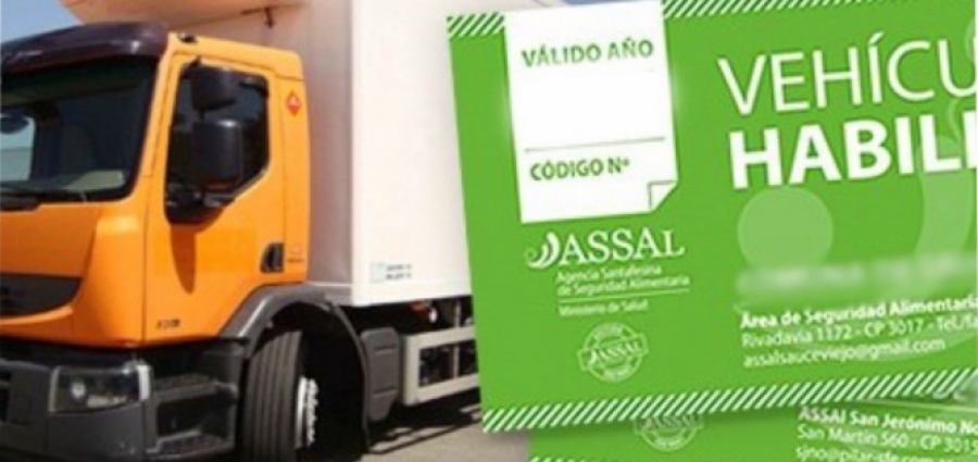 Transporte de alimentos, renovación de habilitación