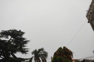 Humedad, nubes y bajón de temperatura