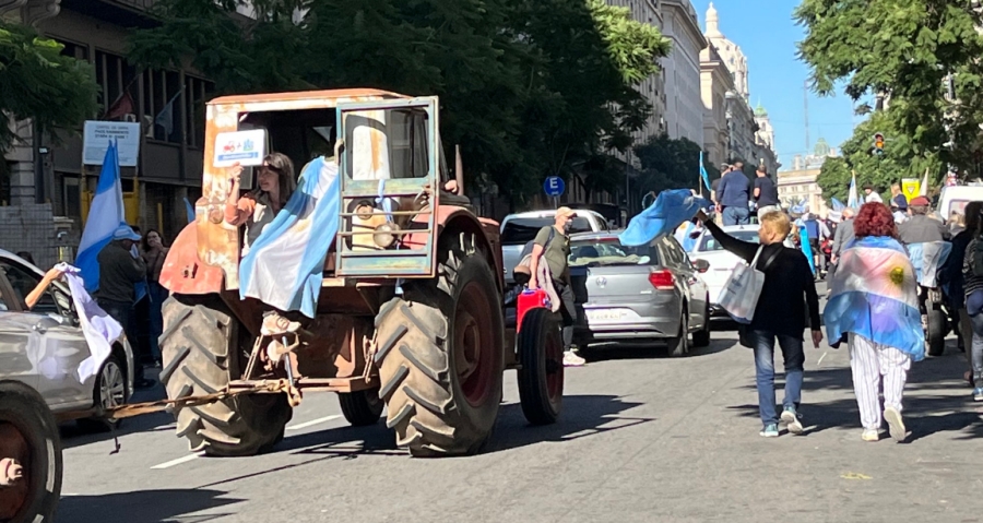 El tractorazo llega a Buenos Aires