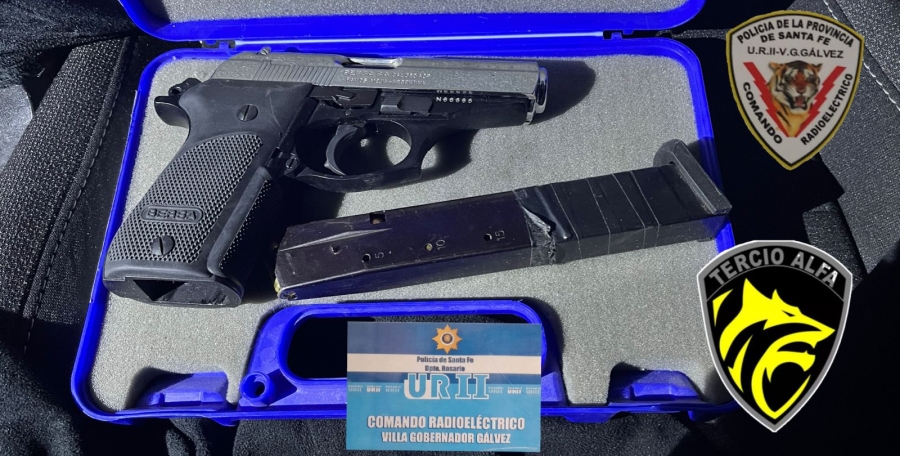 VGG: Dos personas aprehendidas y un arma secuestrada tras un operativo policial en Fornieles al 200