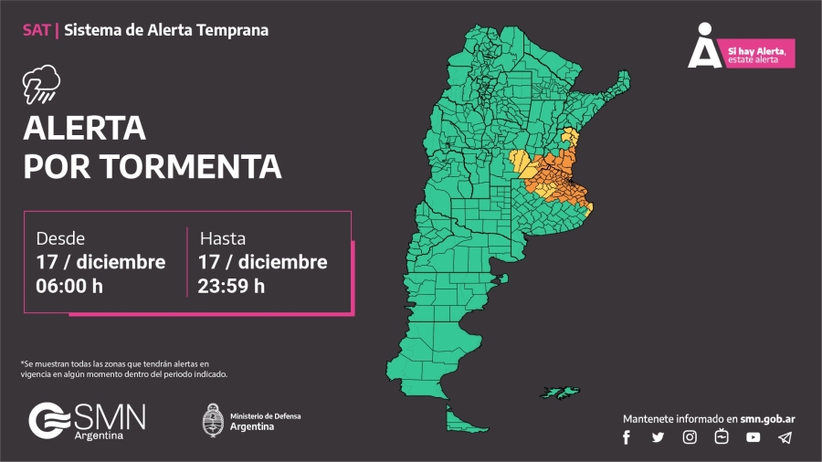 Un tornado afectó a Bahía Blanca y Buenos Aires: sigue el alerta