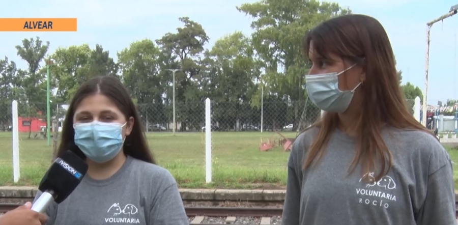 Jóvenes al frente de la protectora de animales de Alvear