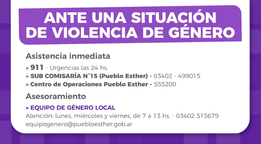 El área de género de Pueblo Esther sigue asistiendo a víctimas en a Pandemia