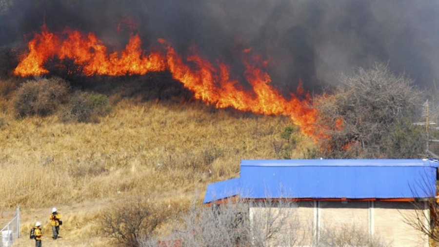 Incendio en varias localidades de Corrientes