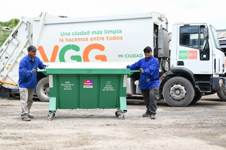 La Municipalidad comenzó con la incorporación de 500 nuevos contenedores