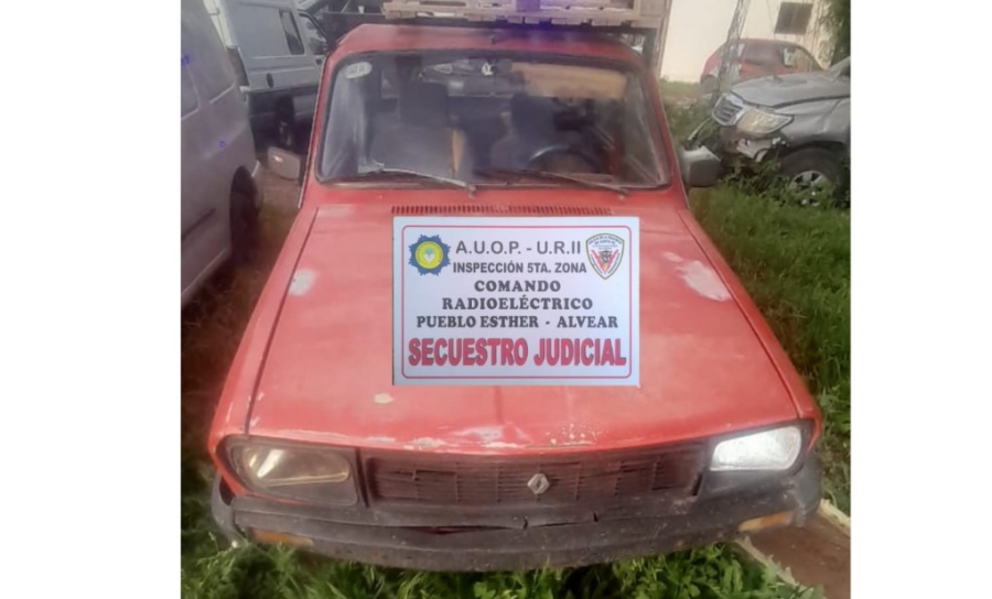 Alvear: secuestraron un vehículo con pedido de captura activo desde 2016