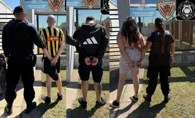 Villa Gobernador Gálvez: tres personas detenidas por tráfico de drogas y secuestro de material balístico