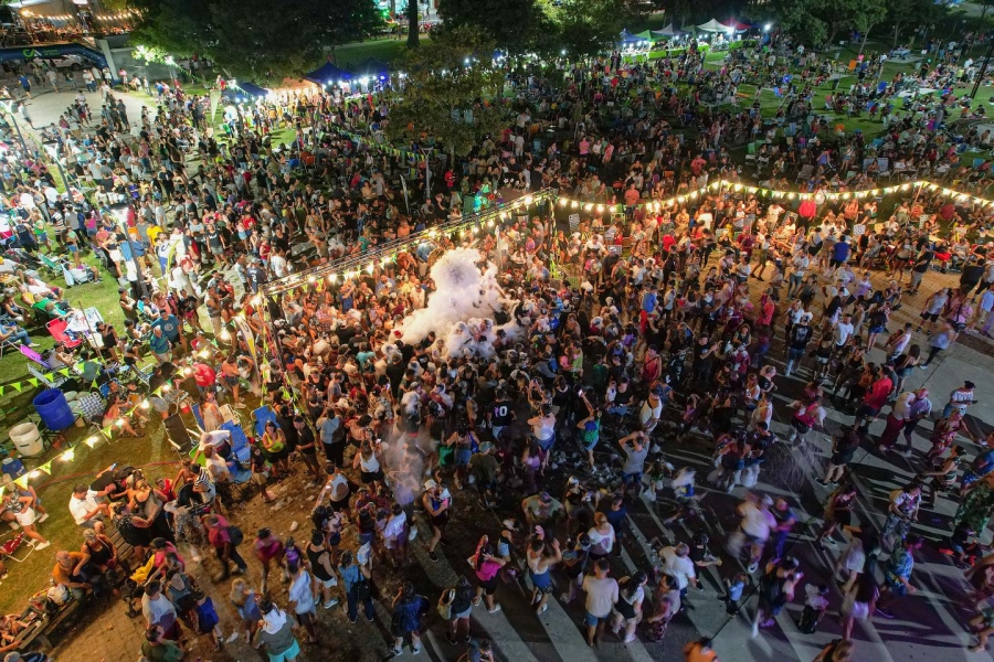 Alvear vivió un finde a puro carnaval